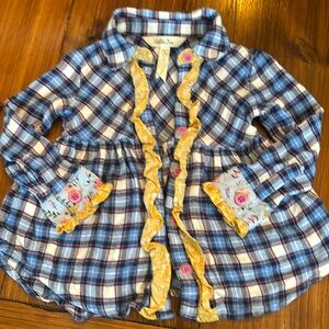 Little girls Matilda Jane button down top
